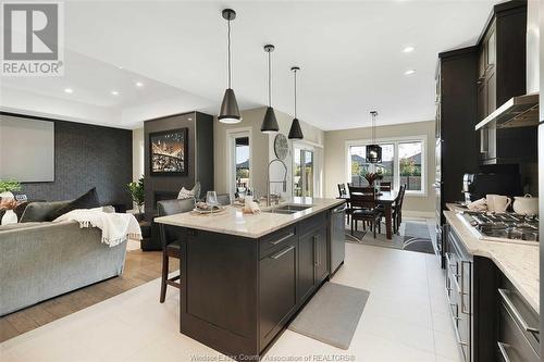 4 Malibu Drive, Leamington, ON - Indoor Photo Showing Kitchen With Double Sink With Upgraded Kitchen