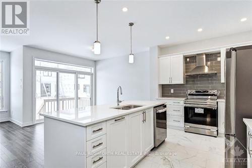 1006 Brian Good Avenue, Ottawa, ON - Indoor Photo Showing Kitchen With Double Sink With Upgraded Kitchen