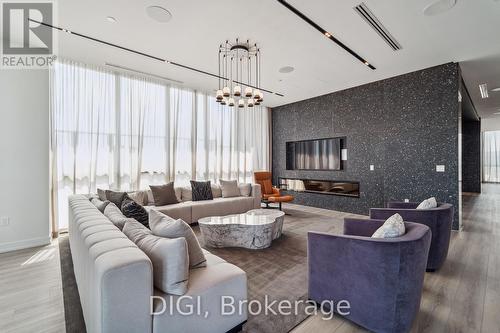 3001 - 325 Yorkland Boulevard, Toronto, ON - Indoor Photo Showing Living Room With Fireplace