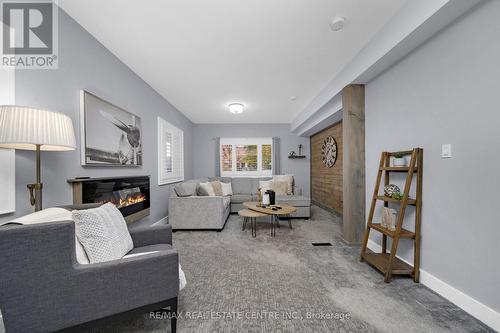 37 Zina Street, Orangeville, ON - Indoor Photo Showing Living Room With Fireplace