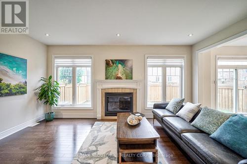 211 Sixteen Mile Drive, Oakville, ON - Indoor Photo Showing Living Room With Fireplace