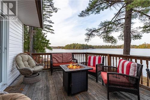 729 Dry Pine Bay Rd, Alban, ON - Outdoor With Deck Patio Veranda With Exterior