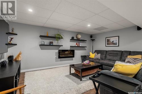 223 David Knight Crescent, Saskatoon, SK - Indoor With Fireplace