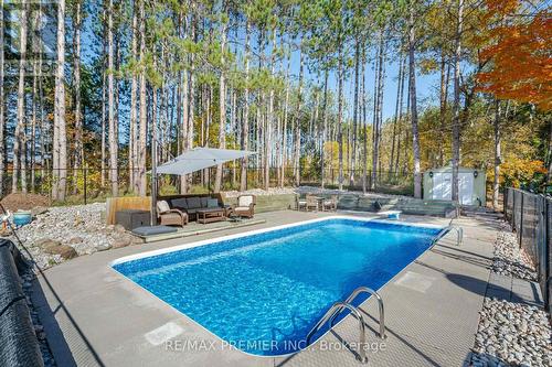 4904 10Th Side Road, Essa, ON - Outdoor With In Ground Pool