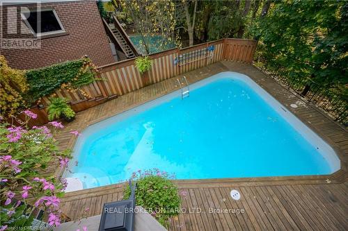 179 Shanley Terrace, Oakville, ON - Outdoor With In Ground Pool With Deck Patio Veranda