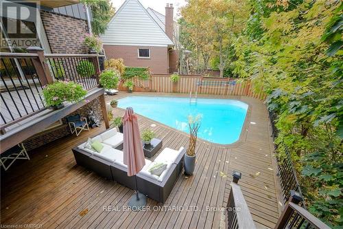 179 Shanley Terrace, Oakville, ON - Outdoor With In Ground Pool With Deck Patio Veranda With Exterior