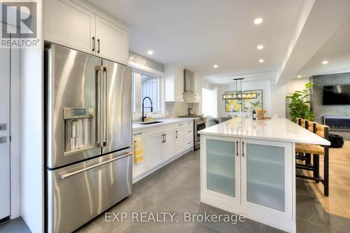 119 Charlotte Place, Kitchener, ON - Indoor Photo Showing Kitchen With Upgraded Kitchen