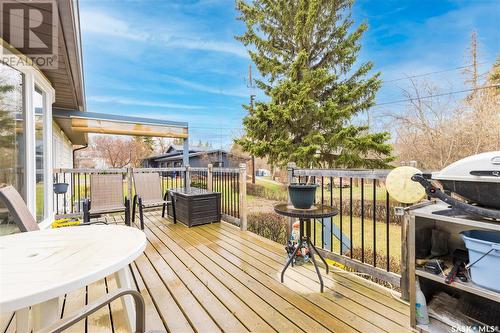 309 Strange Street, Cut Knife, SK - Outdoor With Deck Patio Veranda