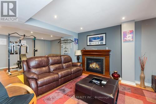 241 Barber Drive, Halton Hills, ON - Indoor Photo Showing Living Room With Fireplace