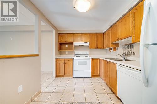 451 Grand Marais Road West Unit# 116, Windsor, ON - Indoor Photo Showing Kitchen With Double Sink