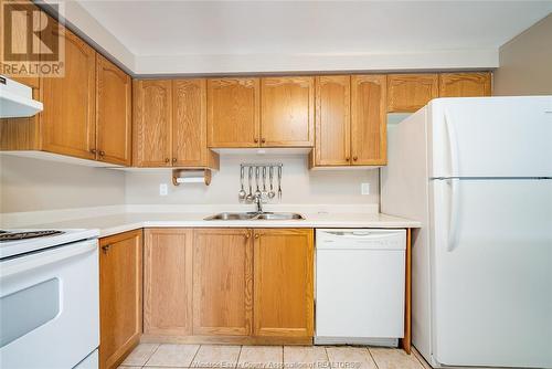 451 Grand Marais Road West Unit# 116, Windsor, ON - Indoor Photo Showing Kitchen With Double Sink