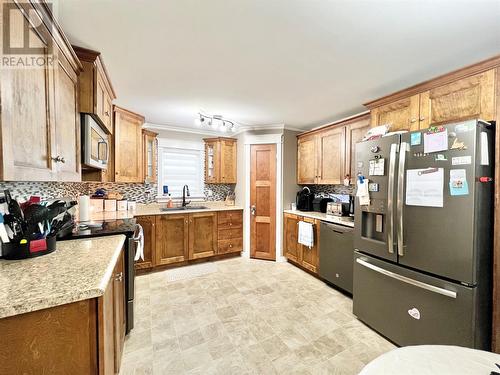 26 Main Street, Badger, NL - Indoor Photo Showing Kitchen With Double Sink