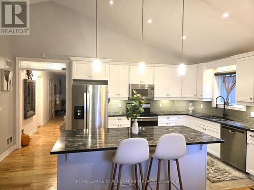 556 Gaiser Road, Welland, ON - Indoor Photo Showing Kitchen With Double Sink With Upgraded Kitchen