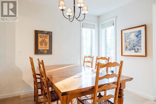 #10 4576 Timberline Crescent, Fernie, BC - Indoor Photo Showing Dining Room