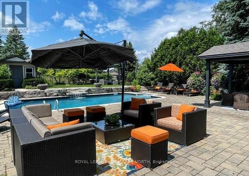 104 Hoggard Court, Blue Mountains, ON - Outdoor With In Ground Pool With Backyard