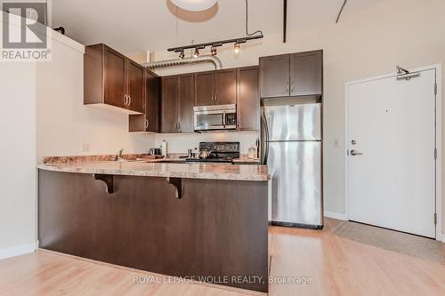 505 - 120 Mansion Street, Kitchener, ON - Indoor Photo Showing Kitchen