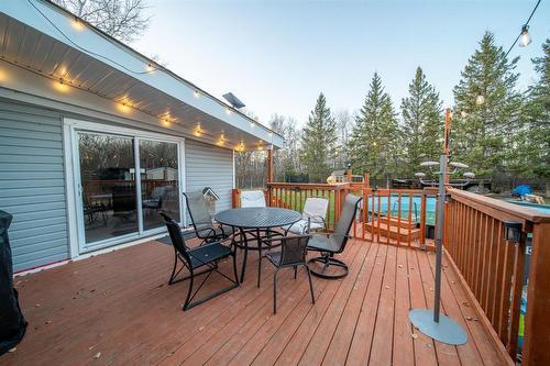 37 Gayet Drive, St Genevieve, MB - Outdoor With Deck Patio Veranda With Exterior