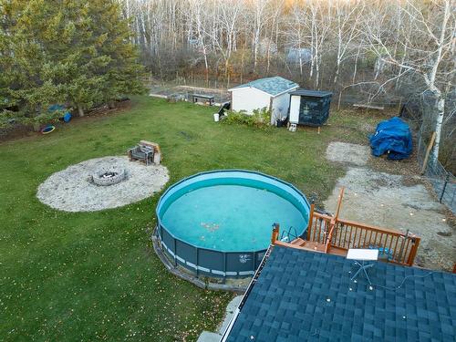 37 Gayet Drive, St Genevieve, MB - Outdoor With Above Ground Pool With Backyard