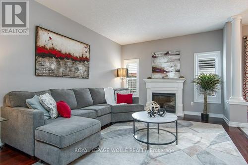 27 Verona Street, Kitchener, ON - Indoor Photo Showing Living Room With Fireplace