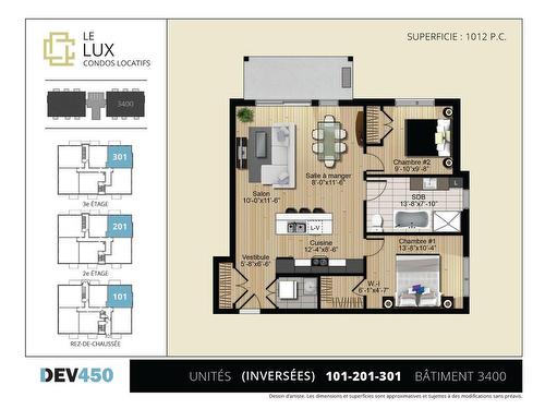 Plan (croquis) - 201-3400 Boul. René-Laennec, Laval (Vimont), QC - Other