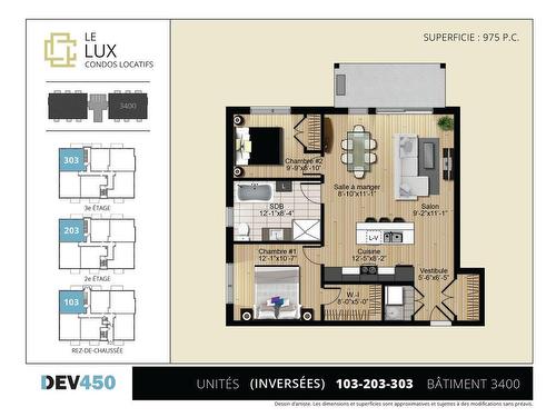 Plan (croquis) - 303-3400 Boul. René-Laennec, Laval (Vimont), QC - Other