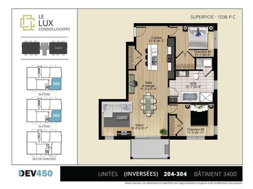 Drawing (sketch) - 304-3400 Boul. René-Laennec, Laval (Vimont), QC - Other