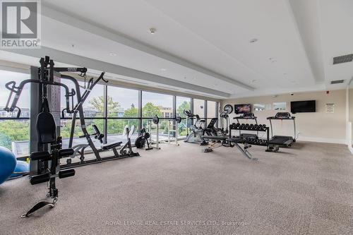 313 - 128 Garden Drive, Oakville, ON - Indoor Photo Showing Gym Room