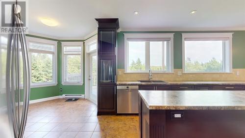 43 Vale Drive, Pouch Cove, NL - Indoor Photo Showing Kitchen With Double Sink