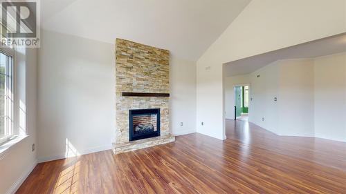 43 Vale Drive, Pouch Cove, NL - Indoor Photo Showing Living Room With Fireplace