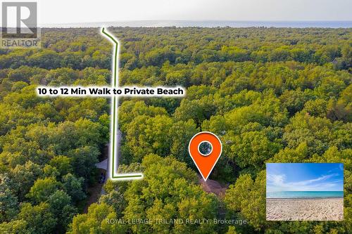 Just steps or a bike ride to the beach - 10248 Pinetree Drive, Lambton Shores (Grand Bend), ON - Outdoor With View