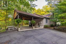 Double car covered carport - 