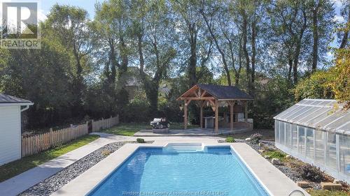 4495 Howard Avenue, Windsor, ON - Outdoor With In Ground Pool With Backyard