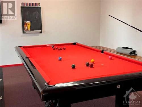 Billiards room. - 3100 Carling Avenue Unit#907, Ottawa, ON - Indoor Photo Showing Other Room