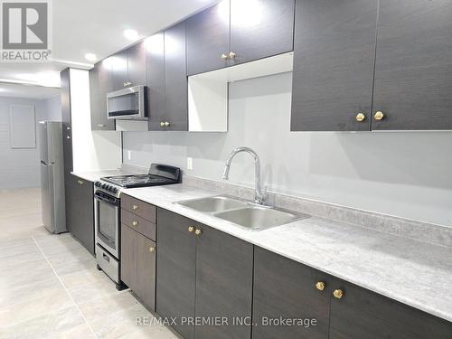 5 Golfdale Road, Barrie, ON - Indoor Photo Showing Kitchen With Double Sink