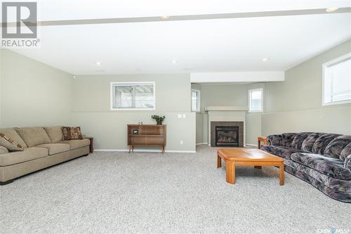 Johnson Acreage, Corman Park Rm No. 344, SK - Indoor Photo Showing Living Room With Fireplace