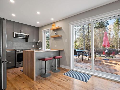 Kitchen - 975 Rue Manolakos, Val-David, QC - Indoor Photo Showing Kitchen With Upgraded Kitchen