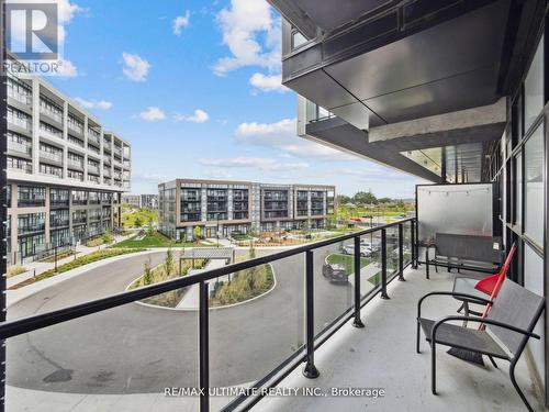 323 - 50 George Butchart Drive, Toronto, ON - Outdoor With Balcony With View With Exterior