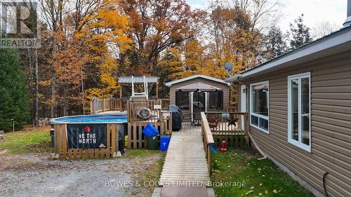 1617 County Rd 504, North Kawartha, ON - Outdoor With Above Ground Pool With Deck Patio Veranda