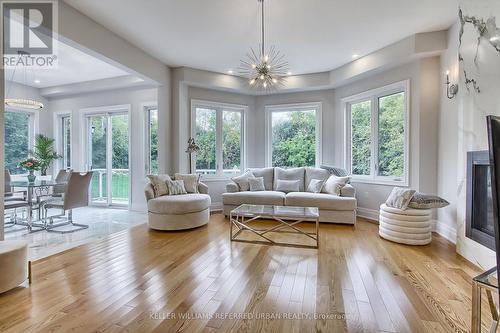 70 Brule Lake Way, Georgina, ON - Indoor Photo Showing Living Room With Fireplace