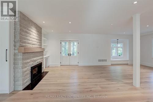 1160 Clarkson Road N, Mississauga, ON - Indoor With Fireplace