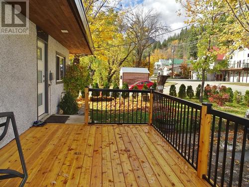 1613 Leroi Avenue, Rossland, BC - Outdoor With Deck Patio Veranda With Exterior