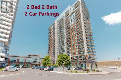 1710 - 215 Queen Street E, Brampton, ON - Outdoor With Balcony With Facade