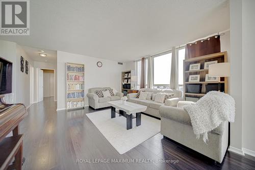 908 - 2901 Kipling Avenue, Toronto, ON - Indoor Photo Showing Living Room