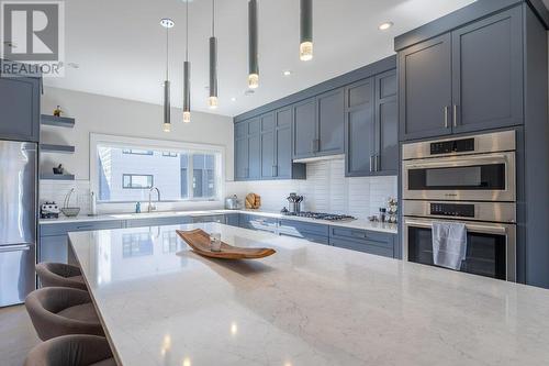 201 Wylie Street Unit# 104, Penticton, BC - Indoor Photo Showing Kitchen With Stainless Steel Kitchen With Upgraded Kitchen