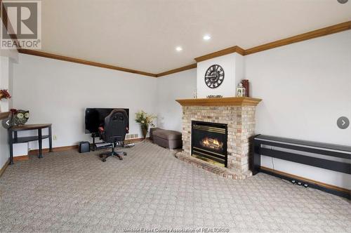 3620 Dandurand, Windsor, ON - Indoor With Fireplace