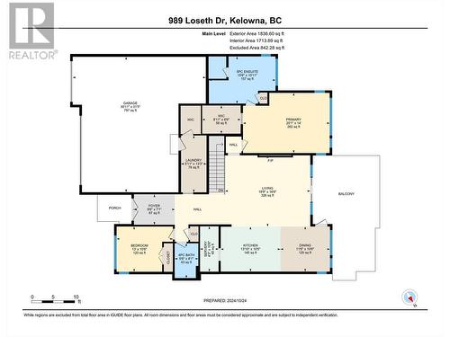 Main level floor plan - 989 Loseth Drive, Kelowna, BC - Other