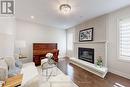 6696 Harlow Road, Mississauga, ON  - Indoor Photo Showing Living Room With Fireplace 