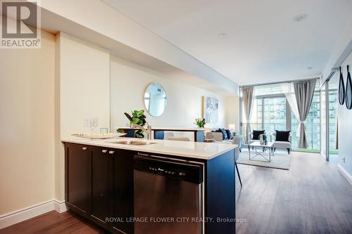 2407 - 103 The Queensway Avenue, Toronto, ON - Indoor Photo Showing Kitchen With Double Sink