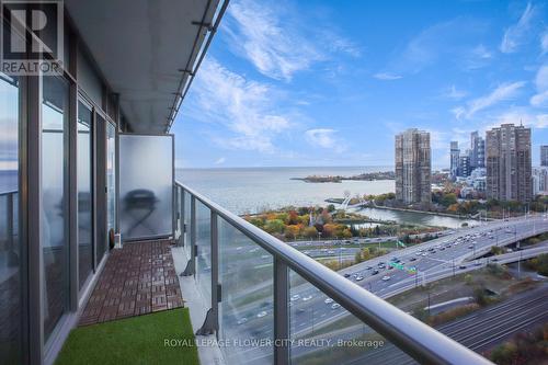 2407 - 103 The Queensway Avenue, Toronto, ON - Outdoor With Body Of Water With Balcony With View