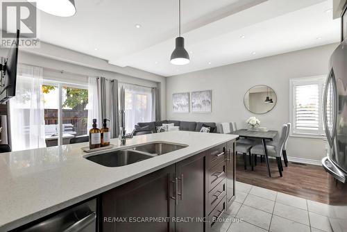 1 - 377 Glancaster Road, Hamilton, ON - Indoor Photo Showing Kitchen With Double Sink